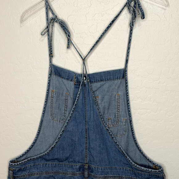 Torrid Lightweight Denim Adjustable Shortalls Size 12 - Picture 8 of 10